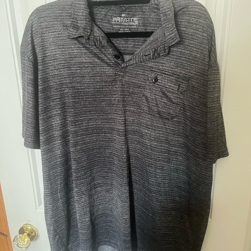 Private member Gray Polo Shirt